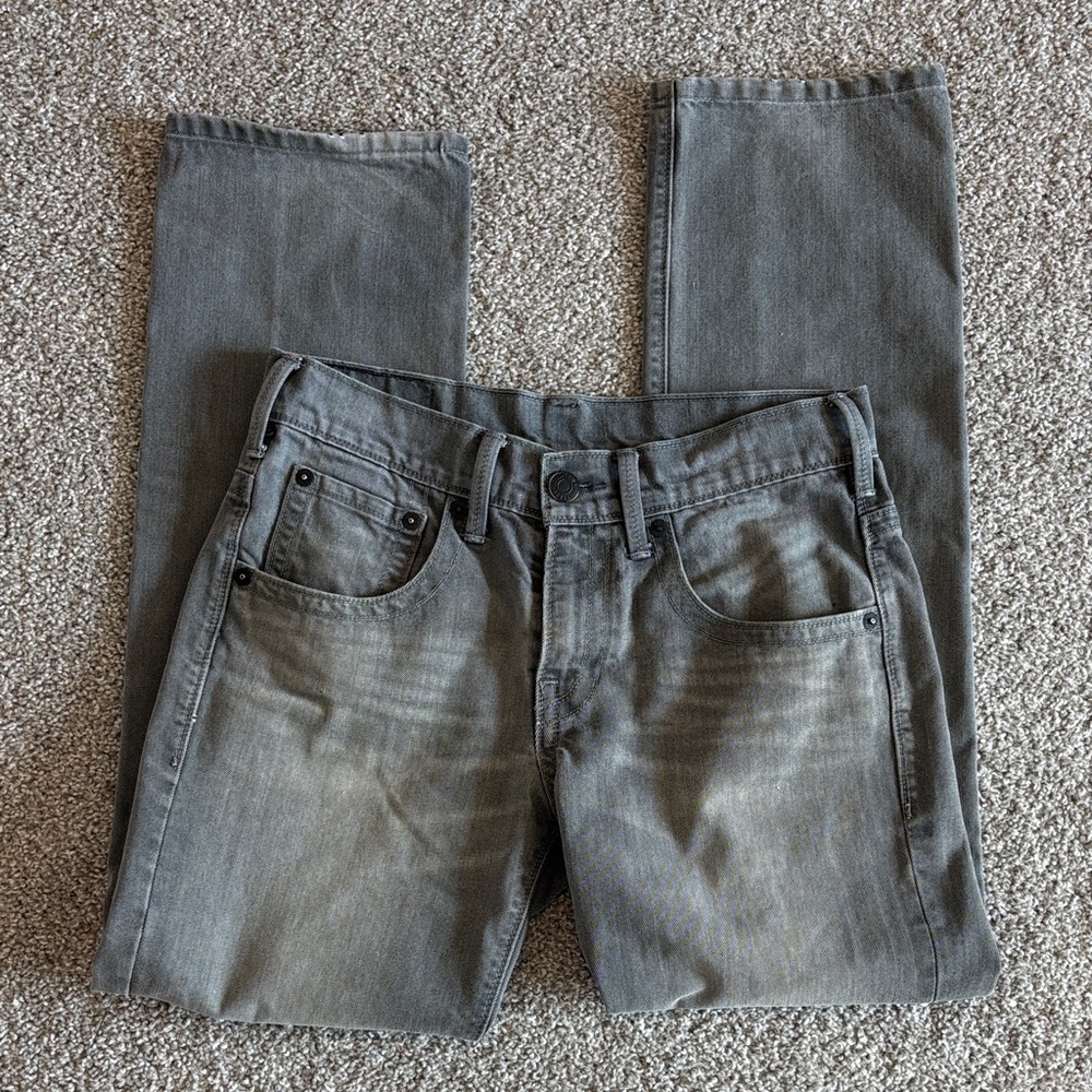 Levi's Men's Straight Jeans - Charcoal